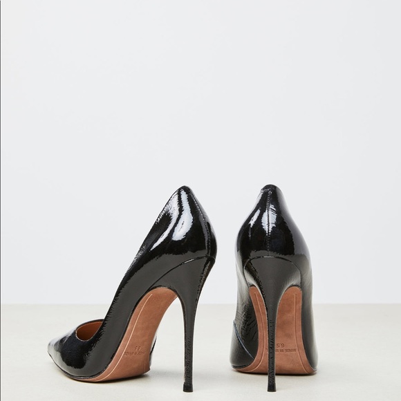 BCBGMAXAZRIA Nova Pointed Toe Pump in Black Patent Leather Sz 6.5 NEW IN BOX - Picture 3 of 4